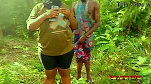 Amateur BBW College Babe Enjoys Outdoor Vacation Bush Sex