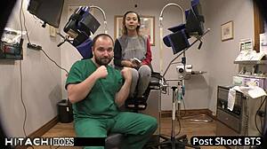 Freshman Kalani Luana Gets A Mandatory Hitachi Orgasm From The Doctor In Tampa Hospital!