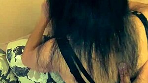 Milf wife in stockings bent over for doggystyle