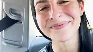 Holidays in barcelona with kaitlyn katsaros choking and spitting