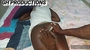 yaa yaa gets her ass hole played with and fisted in her pink pussy