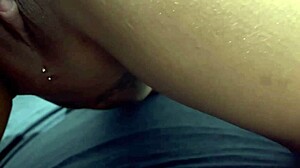 Brunette housewife slut flashes and gets anal fucked by husband in group