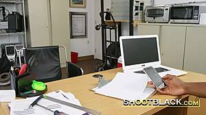 Black Casting Agent Fucks Hot Teen 😏