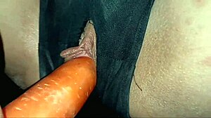 amateur couple engages in rough sex leading to creampie