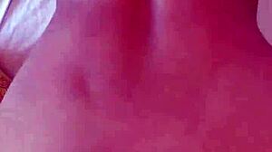 candie cross bends over for homemade doggystyle pov with natural tits