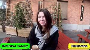 Felicia Vinas Booty Gets Double Stuffed By Dan