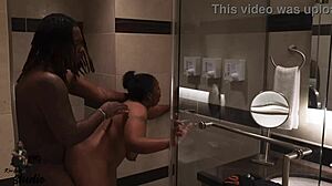 She handles real shower intimacy exceptionally well