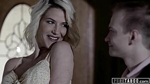 milf wife fucks stepson while husband watches