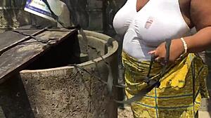 Her big natural tits drive me crazy, he moans