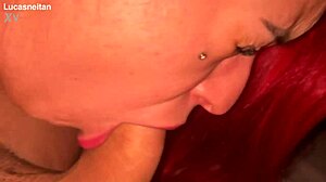 i gag on monster cock before riding for creampie