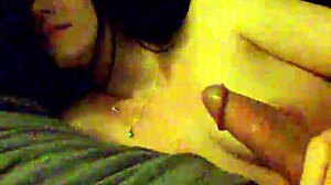 my couple gives blowjob to monster cock