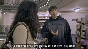 Petite Teen Meets Old Man at Library for Rough Missionary Cum on Tits