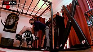 Madison Summers begs stepdad to tie her up and fuck her in sex dungeon