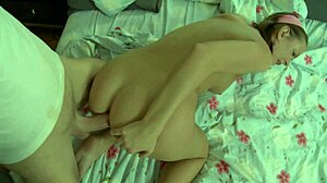 Hey, that Russian teen is riding cock like a pro