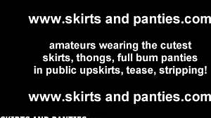 I Love Seeing Teen Milenna In Her Cute Cotton Panties, Teasing With Her Pigtails