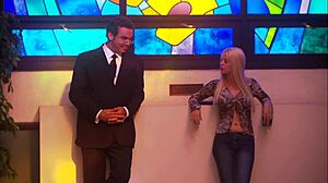 after losing pool game she gives ass to husband