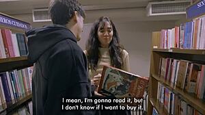 Petite Teen Meets Old Man at Library for Rough Missionary Cum on Tits