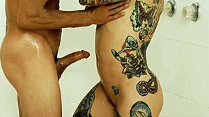 nuru massage tattooed beauty joanna angel and her stepbrother test out their massage service
