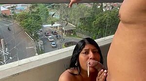 Stepsister gives the best blowjob ever