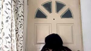 Watch This Latina Rip Her Clothes Off In A Hot Striptease Leak!