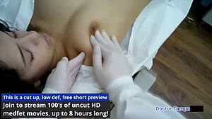 Dr. Tampa examines petite Aria Nicole in first gyno visit