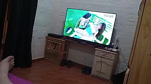 Mom catches me watching porn and gives me a handjob 😏