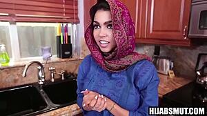 That muslim maid lost her virginity to her boss in a hardcore session.