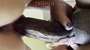 that black guy fucked my ass so deep with his big thick cock - full on cassiflix