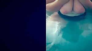 hot tub fun with horny white teen 18+
