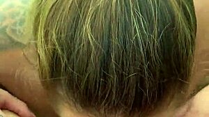 Blonde Amateur Sucks Dick Outdoors With Cum