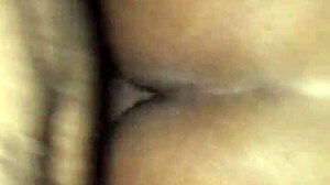 Amateur Ebony Teen Feels Intense Drilling in Her Pussy