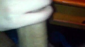 Watch this horny roommate get a creampie in the dorm!