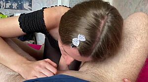 I Am Ready To Suck My Step Bros Dick Anytime And Take Cum On My Slutty Face