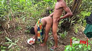 Young Man Fucks Village Girl Outdoors