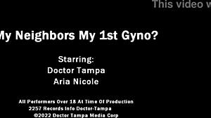 Dr. Tampa examines petite Aria Nicole in first gyno visit