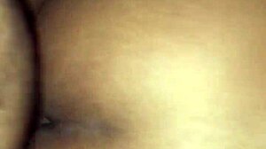 Amateur Ebony Teen Feels Intense Drilling in Her Pussy