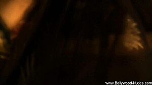 Beautiful nude bollywood chick undresses in erotic striptease