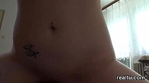 czech teen, get teased in the mall and penetrated in pov