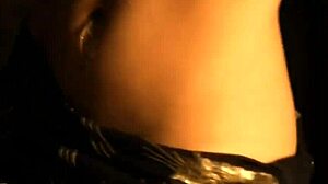 Beautiful nude bollywood chick undresses in erotic striptease