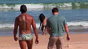 babalu takes dicks in every hole on sandy beach 😏