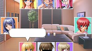 i'm playing ane to boin english part 8, and the asian girl's big tits are bouncing as she moans during sex.