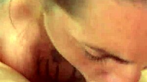 Blonde Amateur Sucks Dick Outdoors With Cum