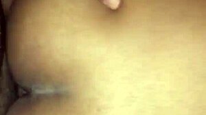 Amateur Ebony Teen Feels Intense Drilling in Her Pussy