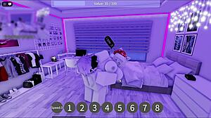 Having fun in a roblox condominium game