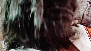 Desi Dirty Wife Gives Blowjob While Showing Boobs and Talking Dirty in Telugu