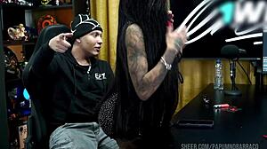 ruan got so horny as bibi griffo twerks on his lap so good