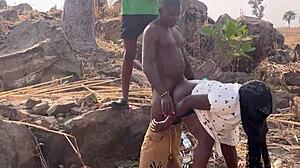 we went from the river to top of mountain to fuck in 3some