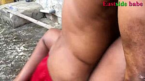 my landlord's daughter begged for outdoor fucking in the ghetto