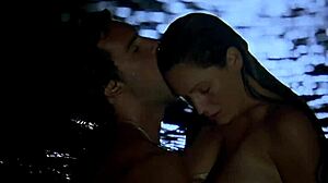 Kelly Brook Appears Nude on Beach in Survival Island Movie Scene