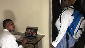 Corrupt Teacher Fucks Sex Starved Student